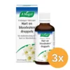 3x A.Vogel Crataegus + valeriaan druppels (50 ml)