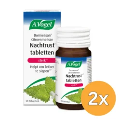 2x A.Vogel Dormeasan Citroenmelisse Nachtrust Sterk (30 Tabletten)