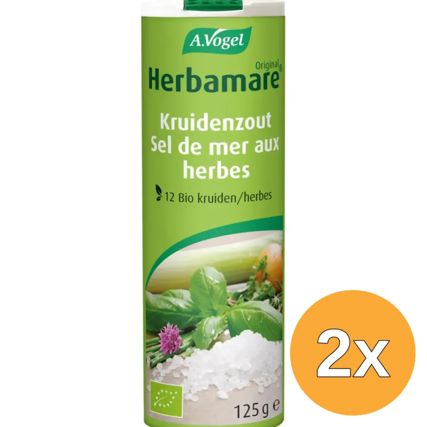 2x A.Vogel Herbamare Kruidenstrooisel Bio (125 gr)