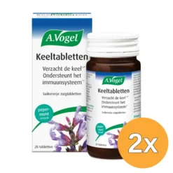 2x A.Vogel Keel (20 tabletten)