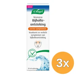 3x A.Vogel Neusspray Bijholteontsteking (20 ml)