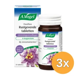 3x A.Vogel Passiflora rustgevende tabl. stemmingswisselingen (30 tabletten)