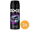 3x Axe Deo Bodyspray Marine (150 ml)