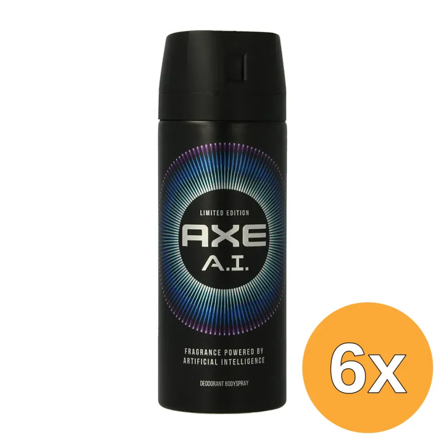 6x Axe Deodorant Bodyspray Ai Fresh (150 ml)