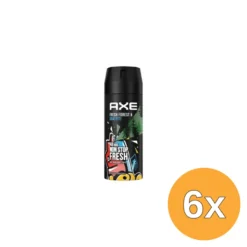 6x Axe Deodorant Bodyspray Fresh Forest &Graffiti (150 ml)