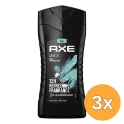 3x Axe Showergel apollo (250 ml)
