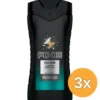 3x Axe Showergel Collision Leather (250 ml)