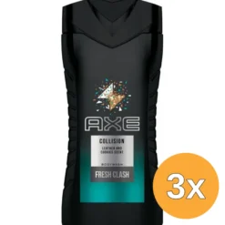 3x Axe Showergel Collision Leather (250 ml)