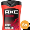 6x Axe Showergel 3In1 Recharge (250 ml)