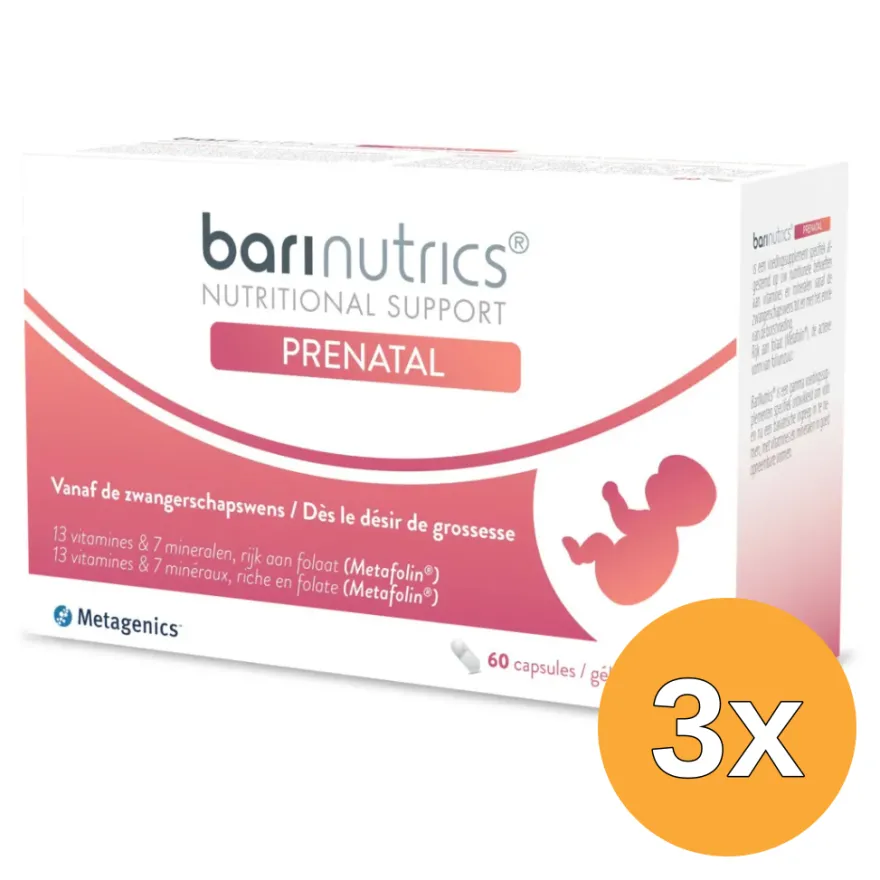 3x Barinutrics Prenatal Nf (60 capsules)
