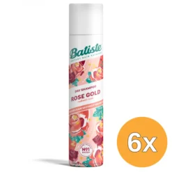 6x Batiste Droogshampoo Rose Gold (200 ml)