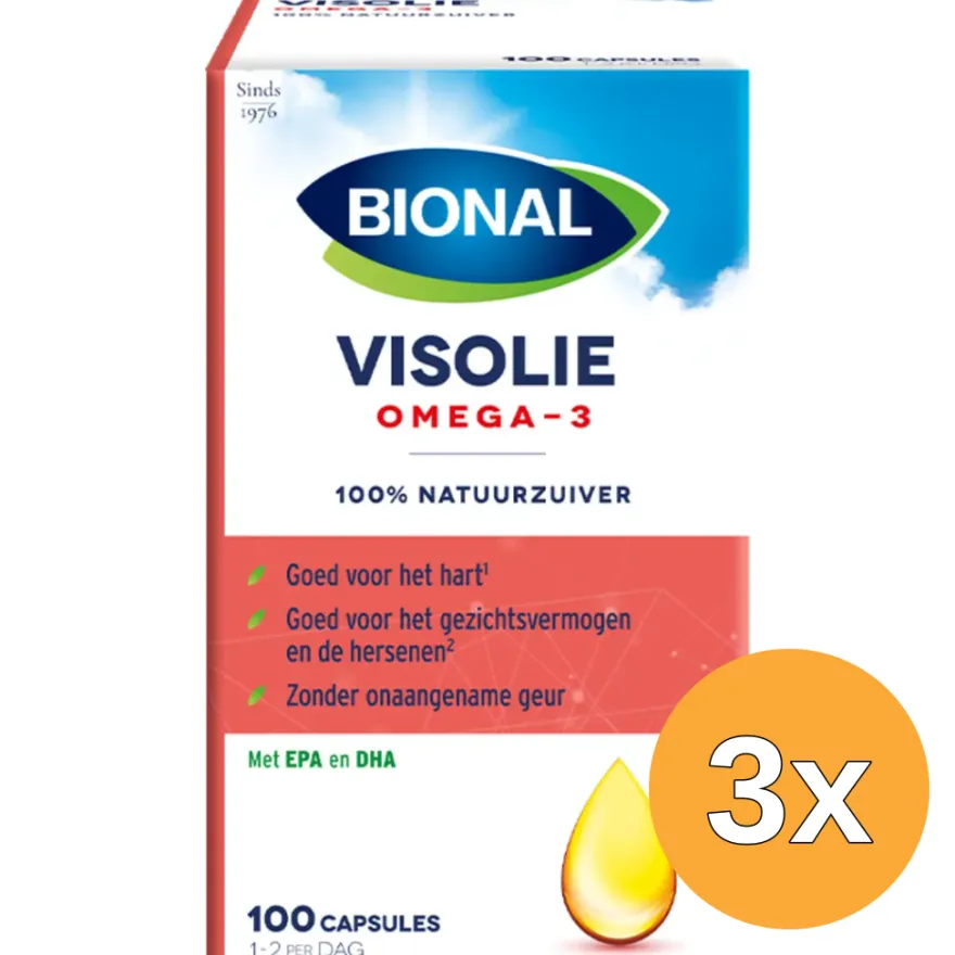 3x Bional Visolie (100 capsules)