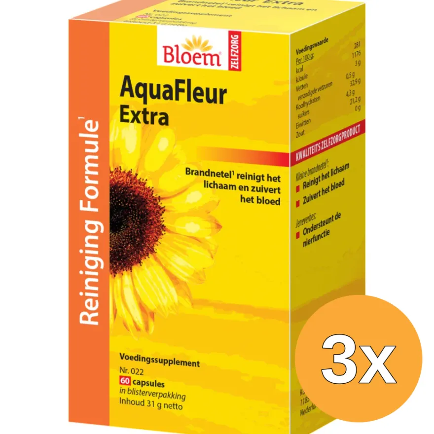 3x Bloem Aquafleur (60 capsules)