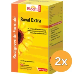2x Bloem Ruval met St Janskruid (100 capsules)