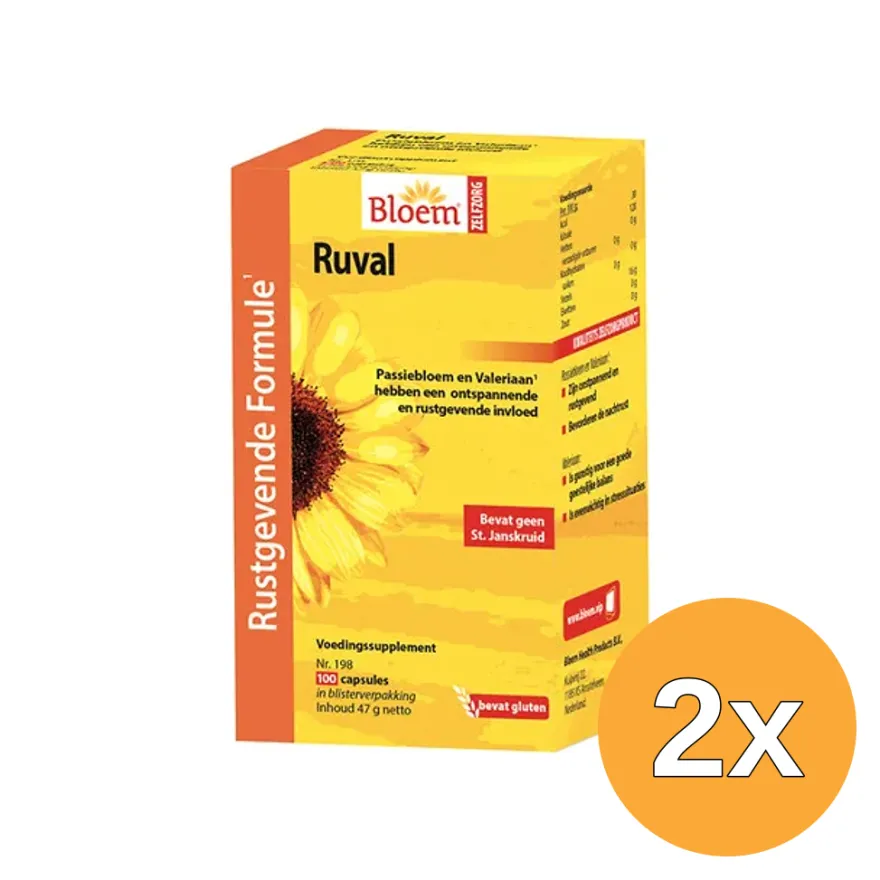 2x Bloem Ruval Zonder St Janskruid (100 stuks)