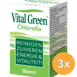 3x Bloem Vital Green Chlorella (600 tabletten)