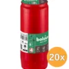 20x Bolsius Compolight Nr 4 Rood (1 stuk)