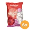 6x Bolsius Duurzaam Theelicht 8-Uur Zak Wit (45 stuks)