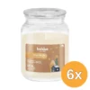 6x Bolsius Geurglas met deksel 135/100 True Glow Silent Night (1 stuk)