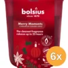 6x Bolsius Geurglas 80/73 True Glow Merry Moments (1 stuk)
