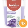 4x Bolsius Geurglas 97/85 True Scents Lavender (1 stuk)