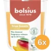 6x Bolsius Geurglas 80/73 True Scents Mango (1 stuk)