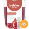 4x Bolsius Geurglas 97/85 True Scents Pomegranate (1 stuk)