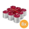 8x Bolsius Geurtheelichten 4u True Glow Merry Moments (18 stuks)