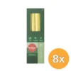 8x Bolsius Gotische Kaars 245/24 Doos 4 Sunny Yellow (4 stuks)