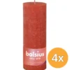 4x Bolsius Rustiekkaars 190/68 Earthy Orange (1 stuk)