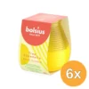 6x Bolsius True Citronella Patiolight 94/91 Yellow (1 stuk)