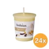 24x Bolsius True Scents Votive 53/45 Rond Vanilla (1 stuk)