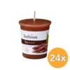 24x Bolsius True Scents Votive 53/45 Rond Old Wood (1 stuk)