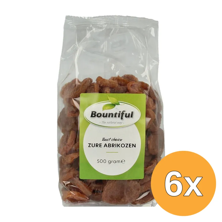 6x Bountiful Abrikozen Zuur (500 gr)