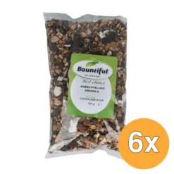 6x Bountiful Ambachtelijke Granola Chocola Puur (350 gr)