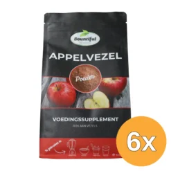 6x Bountiful Appelvezel Poeder (500 gr)