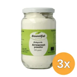3x Bountiful Arrowroot Poeder Bio (190 gr)