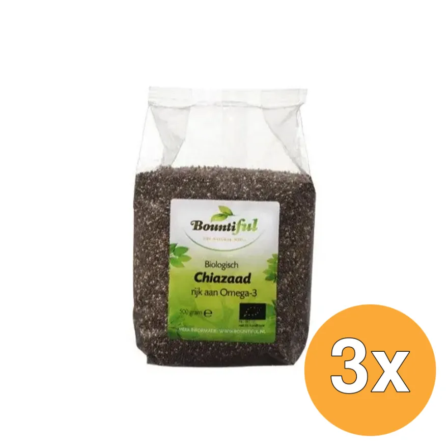 3x Bountiful Chiazaad Bio (500 gr)