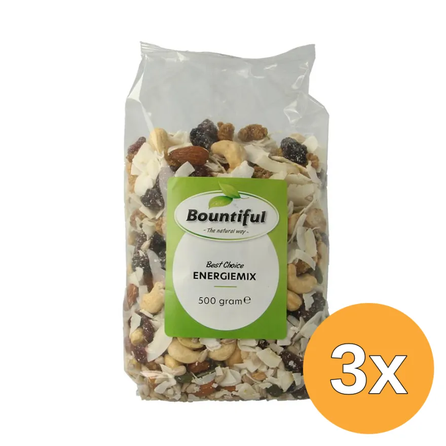 3x Bountiful Energiemix Bio (500 gr)