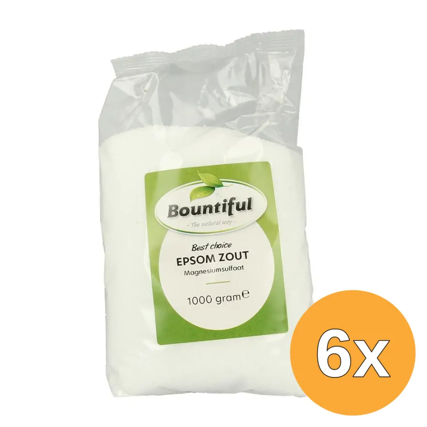 6x Bountiful Epsom zout (1000 gr)