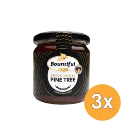 3x Bountiful Griekse Rauwe Honing Pine Tree/Dennen (500 gr)