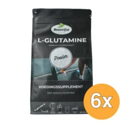 6x Bountiful L-Glutamine Poeder (500 gr)