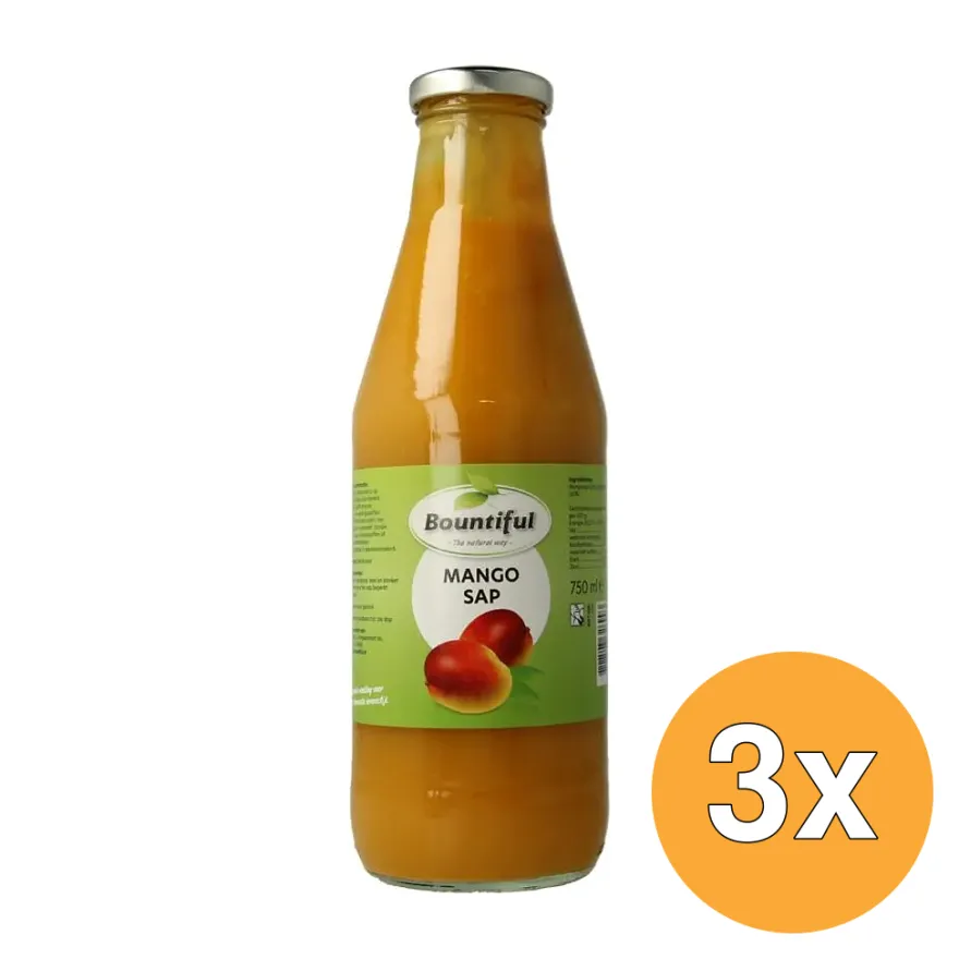 3x Bountiful Mangosap (750 ml)
