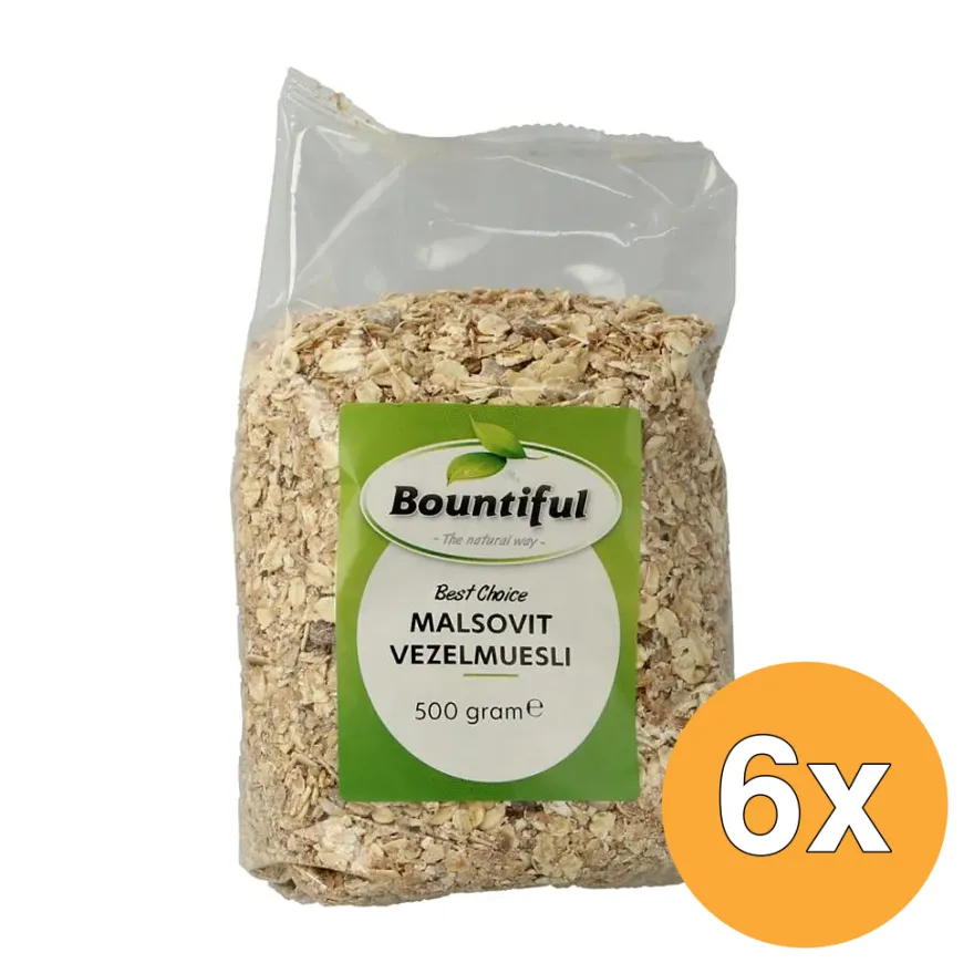 6x Bountiful Muesli Malsovit (500 gr)