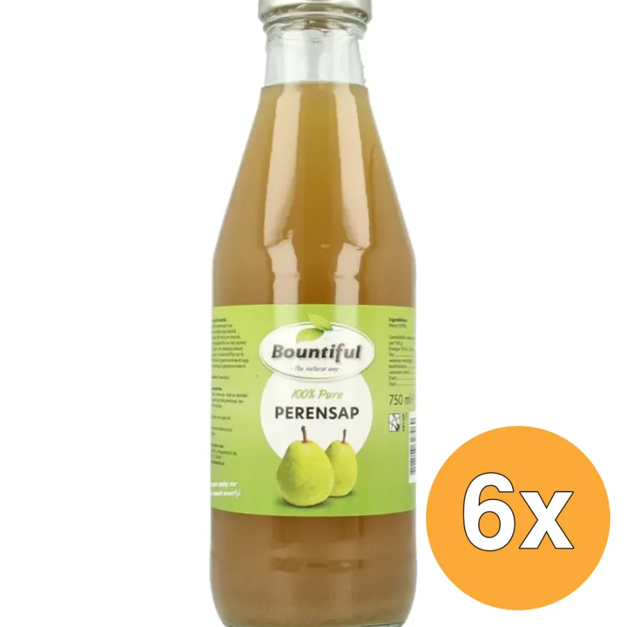 6x Bountiful Perensap (750 ml)