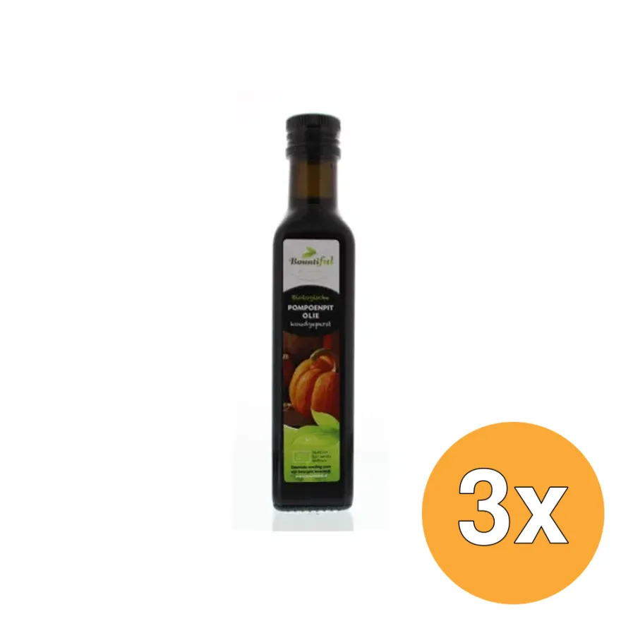 3x Bountiful Pompoenpitolie Bio (250 ml)