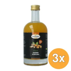 3x Bountiful Select Gember Sap Kurkuma Bio (500 ml)