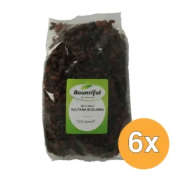 6x Bountiful Sultana Rozijnen (1000 gr)