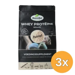 3x Bountiful Whey Isolaat Proteine Poeder (500 gr)