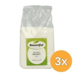 3x Bountiful Zeezoutgrof (1000 gr)